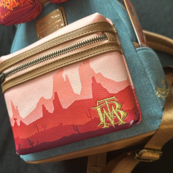 Loungefly Disney MMMA Big Thunder Mountain Railroad mini backpack - Picture 4 of 5